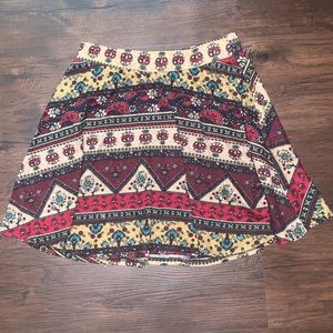 PacSun / LA Hearts patterned skater skirt